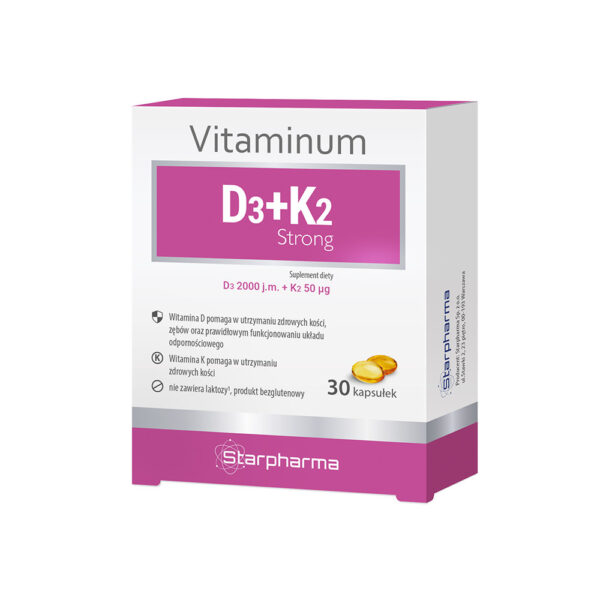 Vitaminum D3+K2 Strong