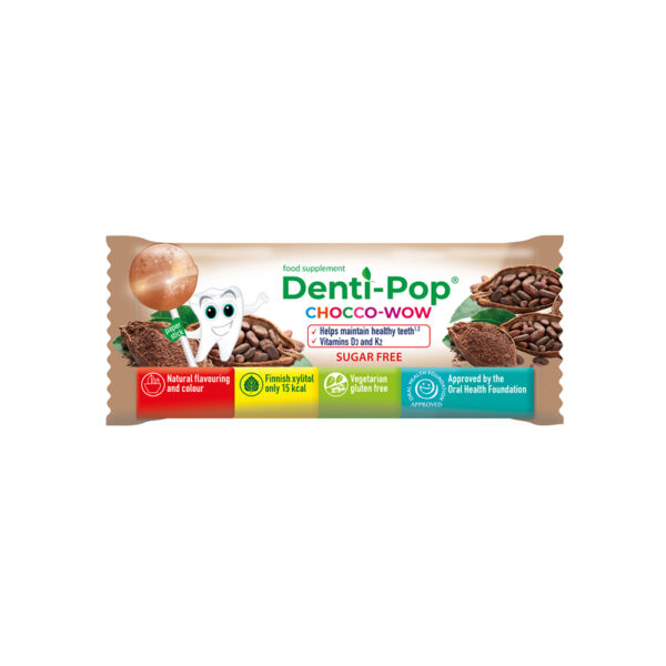 Denti-Pop Chocco-Wow Cocoa with vitamin D3 and K2